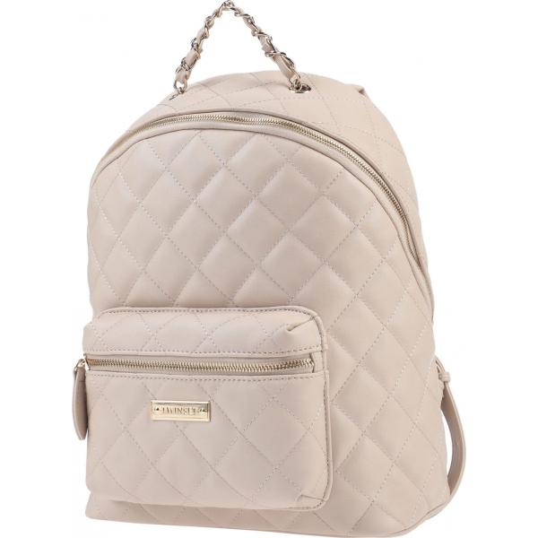 zaini Twinset marrone tinta unita