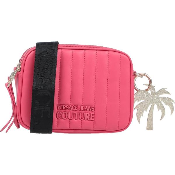 borse a tracolla Versace Jeans Couture rosa tinta unita
