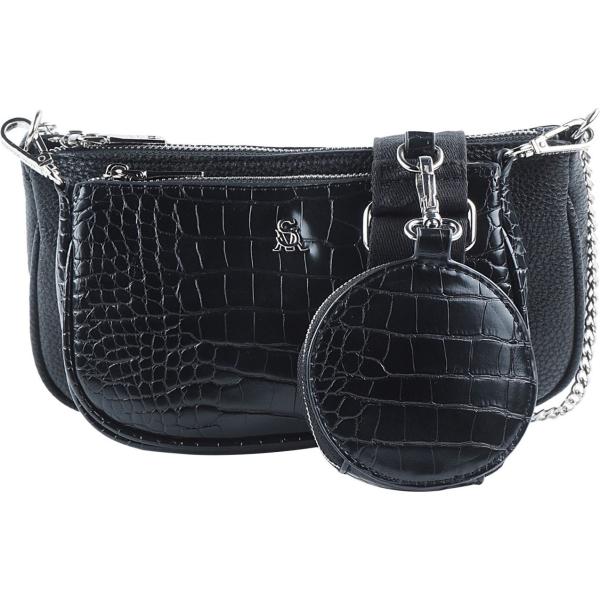 borse a mano Steve Madden nero con stampe