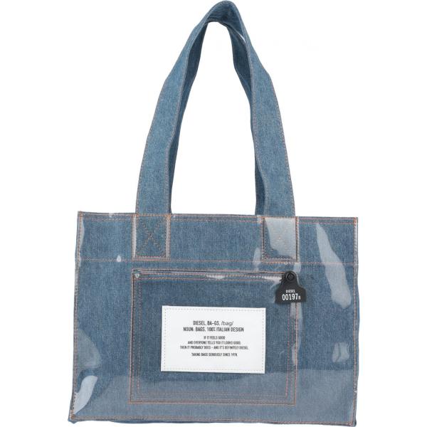 borse a spalla Diesel blu tinta unita