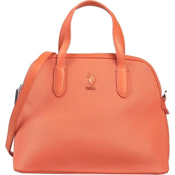 borse a tracolla U.s.polo Assn. arancione tinta unita