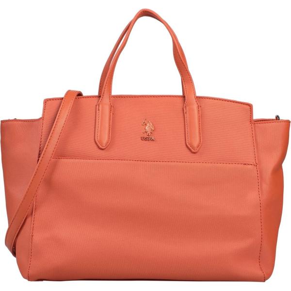 borse a mano U.s.polo Assn. arancione tinta unita