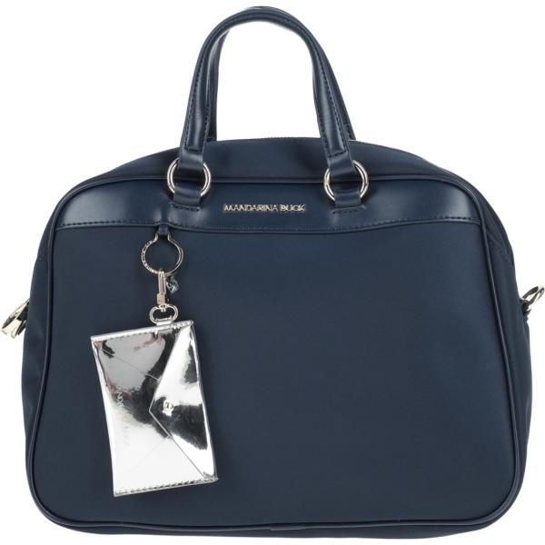 borse a mano Mandarina Duck blu tinta unita