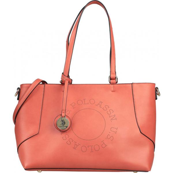 borse a mano U.s.polo Assn. arancione tinta unita
