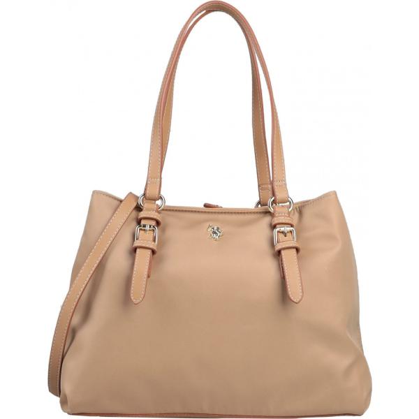 borse a mano U.s.polo Assn. marrone tinta unita