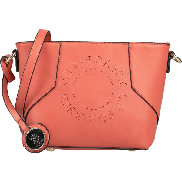 borse a tracolla U.s.polo Assn. arancione tinta unita