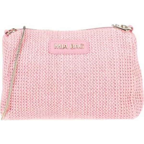 borse a tracolla Mia Bag rosa tinta unita