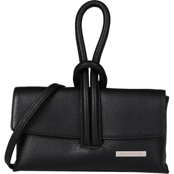 borse a mano Tuscany Leather nero tinta unita