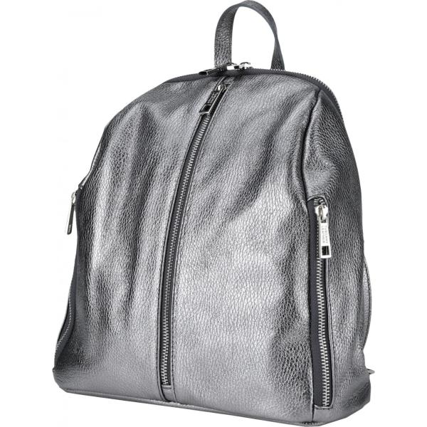 zaini Tuscany Leather grigio tinta unita