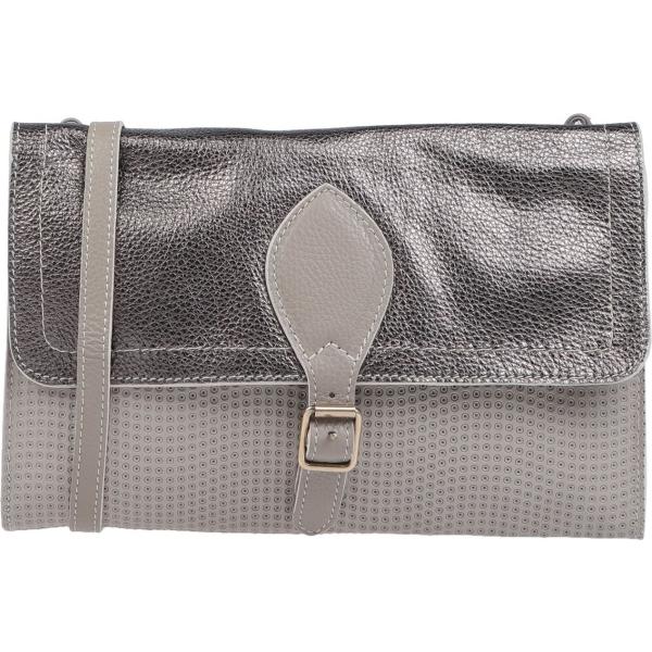 borse a tracolla Caterina Lucchi grigio tinta unita