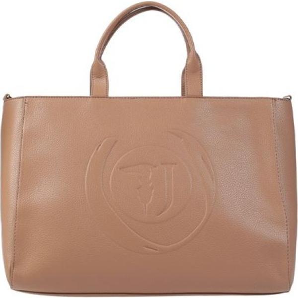 borse a mano Trussardi Jeans marrone tinta unita