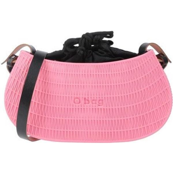 borse a tracolla O Bag rosa tinta unita