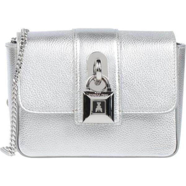 borse a tracolla Patrizia Pepe grigio tinta unita