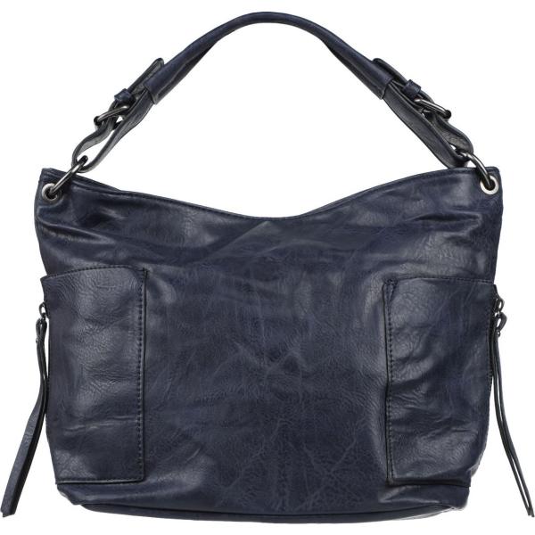 borse a mano Maury blu tinta unita