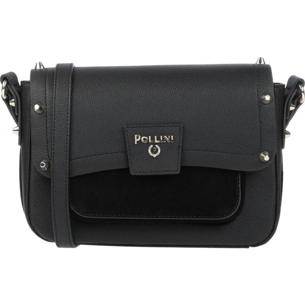 borse a tracolla Pollini grigio tinta unita