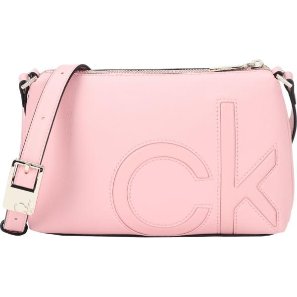 borse a tracolla Calvin Klein rosa tinta unita