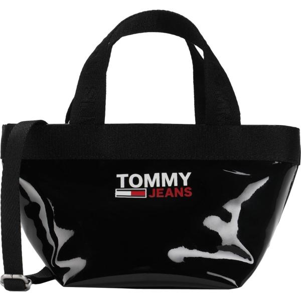 borse a mano Tommy Jeans nero tinta unita