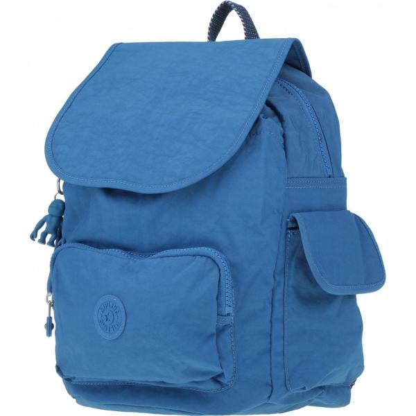 zaini Kipling blu tinta unita