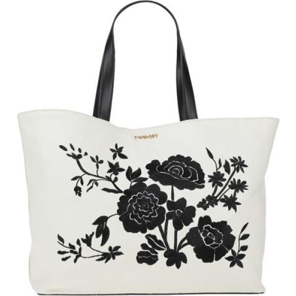 borse a mano Twinset bianco tinta unita