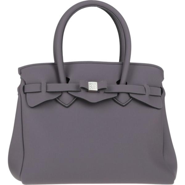 borse a mano Save My Bag grigio tinta unita
