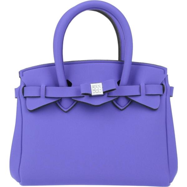borse a mano Save My Bag viola tinta unita