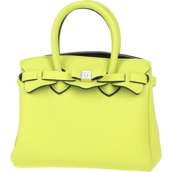 borse a mano Save My Bag giallo tinta unita