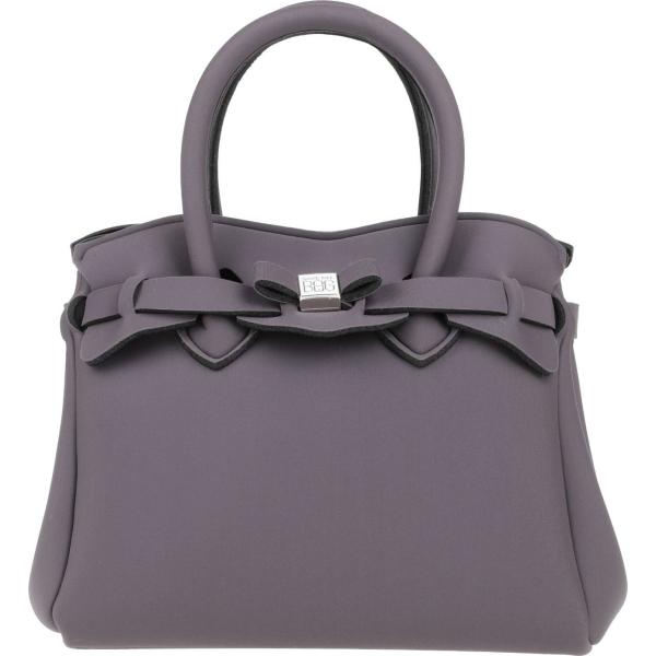 borse a mano Save My Bag grigio tinta unita