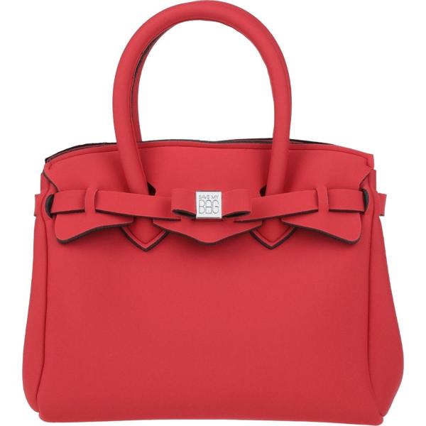 borse a mano Save My Bag rosso tinta unita