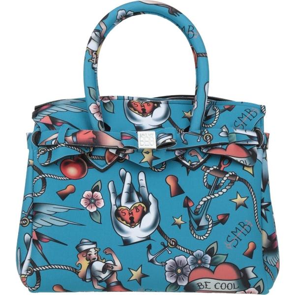 borse a mano Save My Bag blu