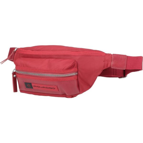 borse sportive Piquadro rosso tinta unita