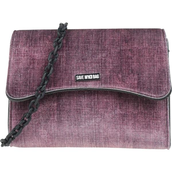 borse a tracolla Save My Bag viola tinta unita