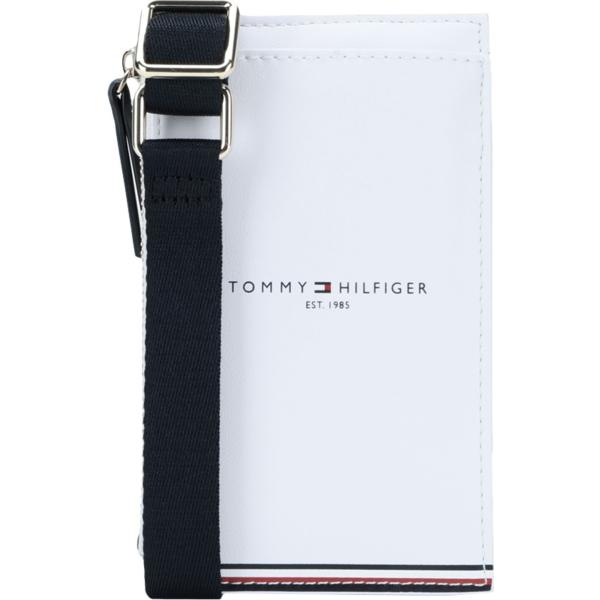 borse a tracolla Tommy Hilfiger bianco tinta unita