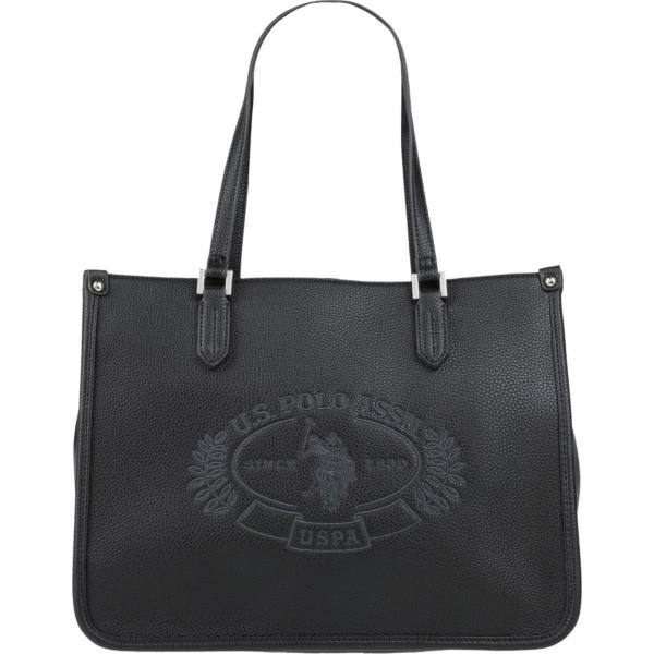borse a mano U.s.polo Assn. grigio tinta unita