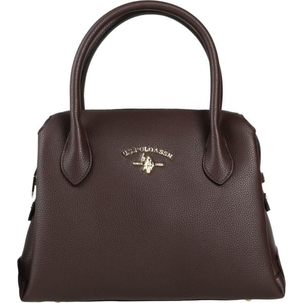 borse a mano U.s.polo Assn. marrone tinta unita