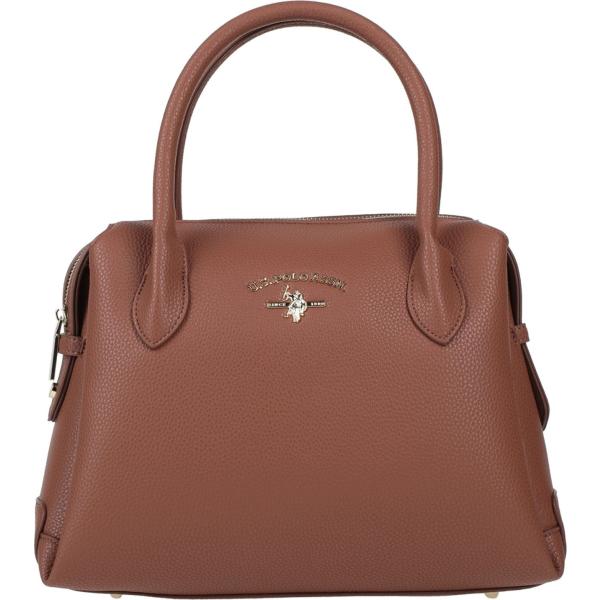 borse a mano U.s.polo Assn. marrone tinta unita
