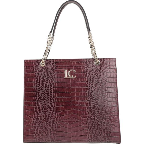 borse a mano La Carrie marrone con stampe