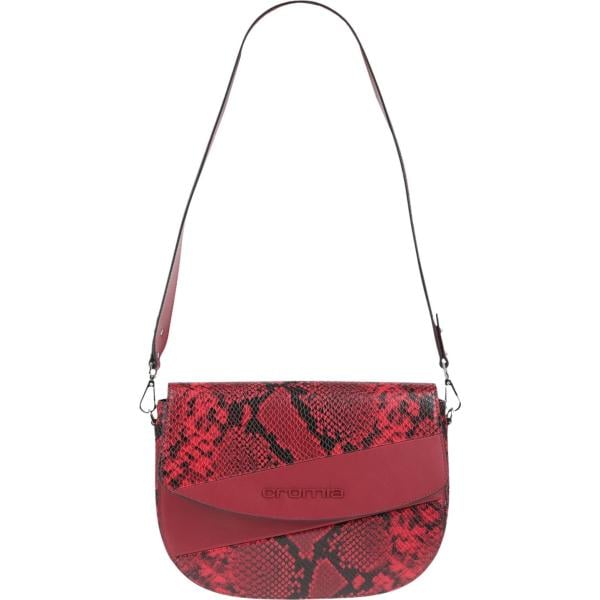 borse a spalla Cromia rosso animalier