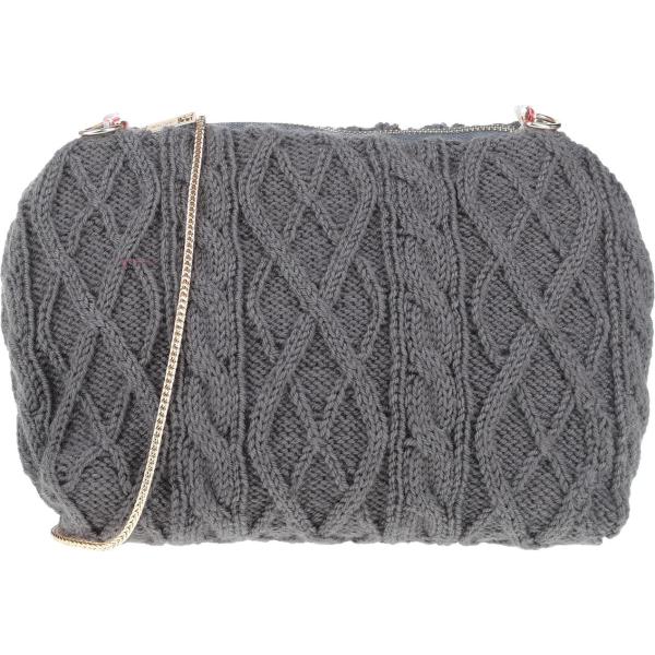borse a tracolla Mia Bag grigio tinta unita