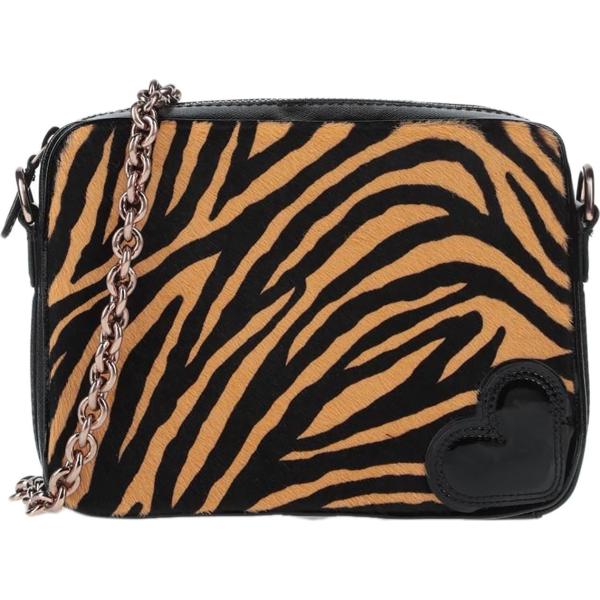 borse a tracolla Katie Grand Loves Hogan marrone animalier