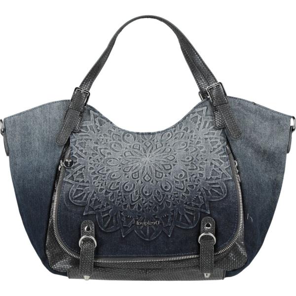 borse a mano Desigual grigio animalier