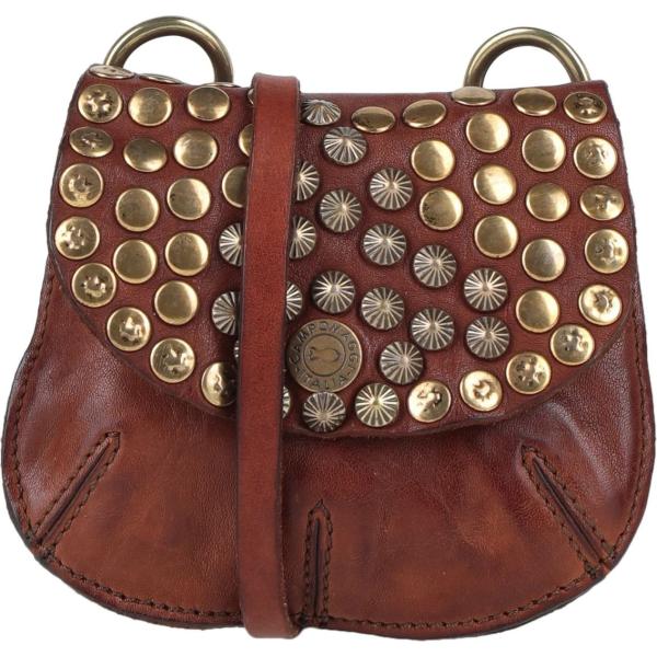 borse a tracolla Campomaggi rosso tinta unita