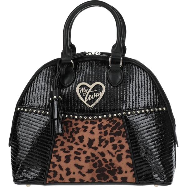 borse a mano My Twin Twinset nero animalier