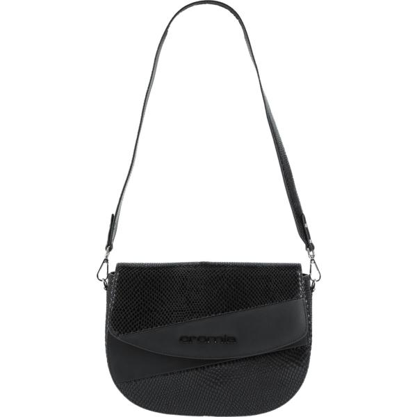 borse a spalla Cromia nero animalier