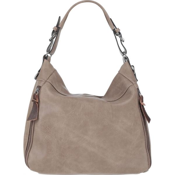 borse a mano Maury marrone tinta unita