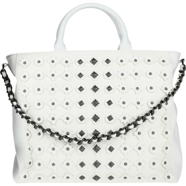 borse a mano John Richmond bianco tinta unita