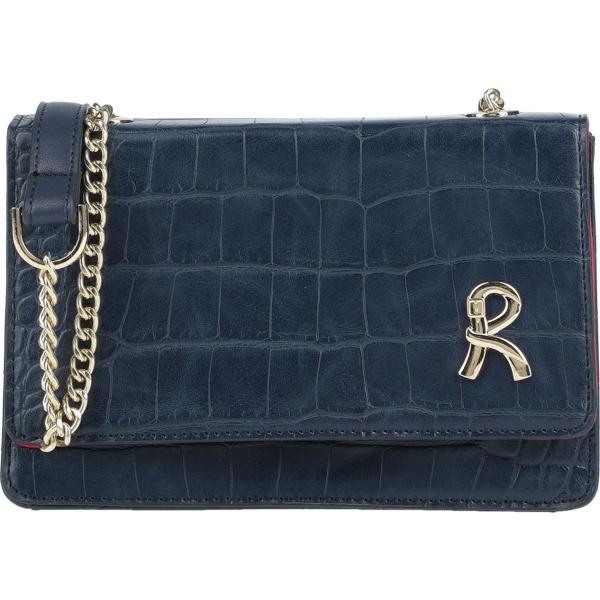 borse a tracolla Roberta Di Camerino blu tinta unita