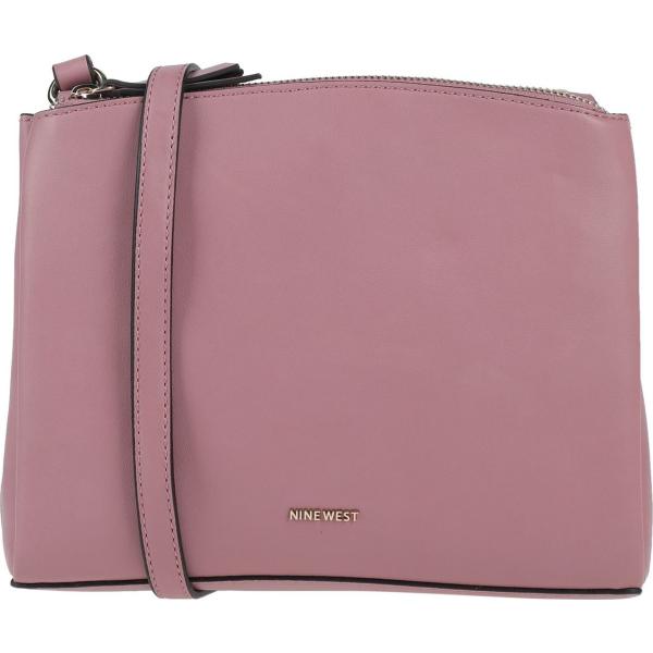 borse a tracolla Nine West rosa tinta unita