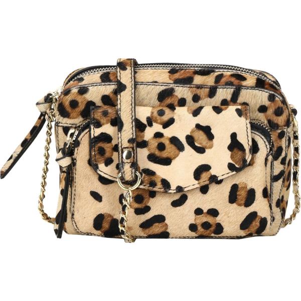 borse a tracolla Pieces multicolore animalier