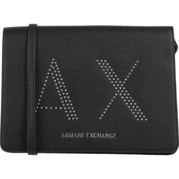 borse a tracolla Armani Exchange nero tinta unita