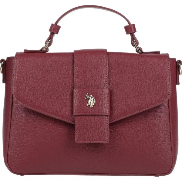 borse a mano U.s.polo Assn. marrone tinta unita